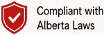Complient with Alberta Laws